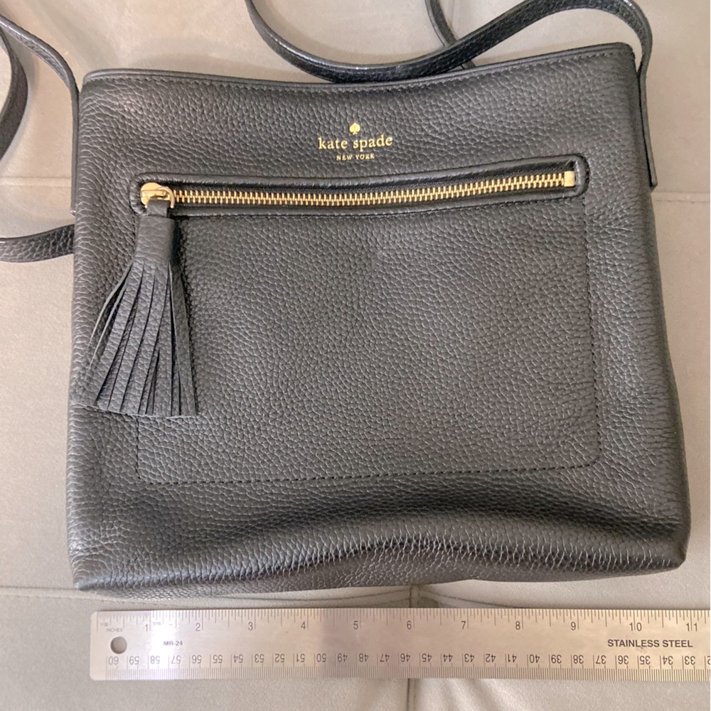 Kate Spade Black and Gold Crossbody